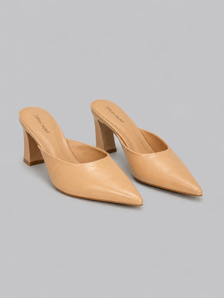 Women’s Unamused Mule Pumps - Beige - 10 - Mules