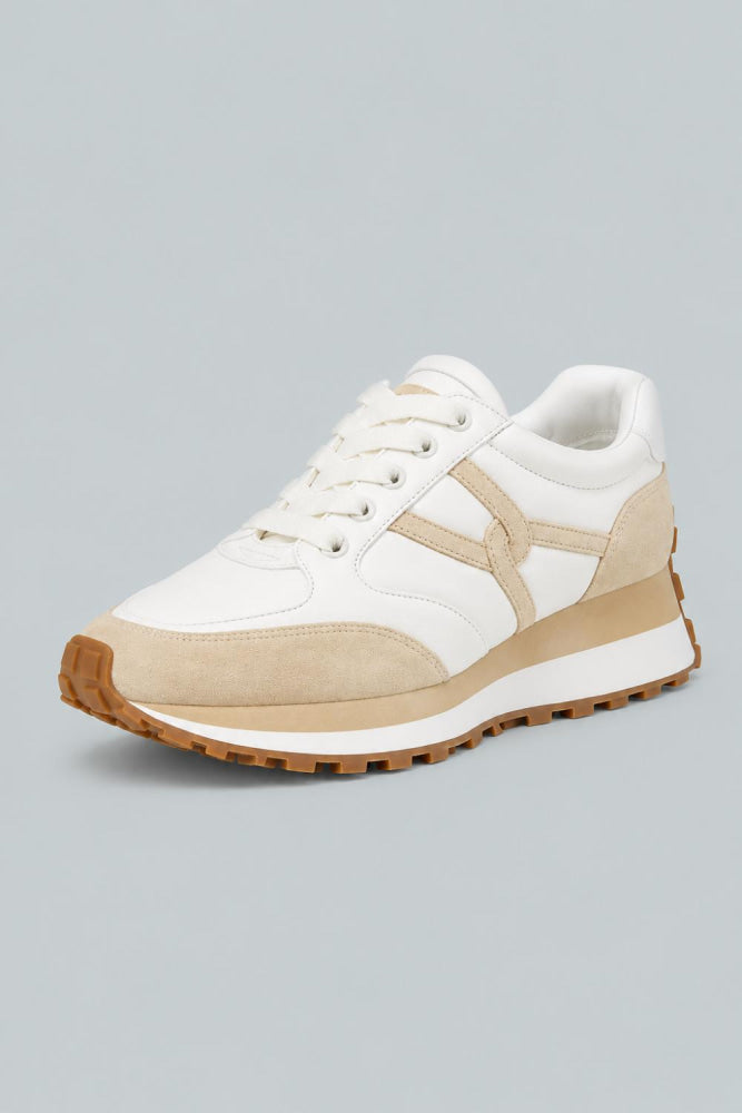 Women’s Valentina Low Top Sneakers - Coconut/Ecru - Sneaker