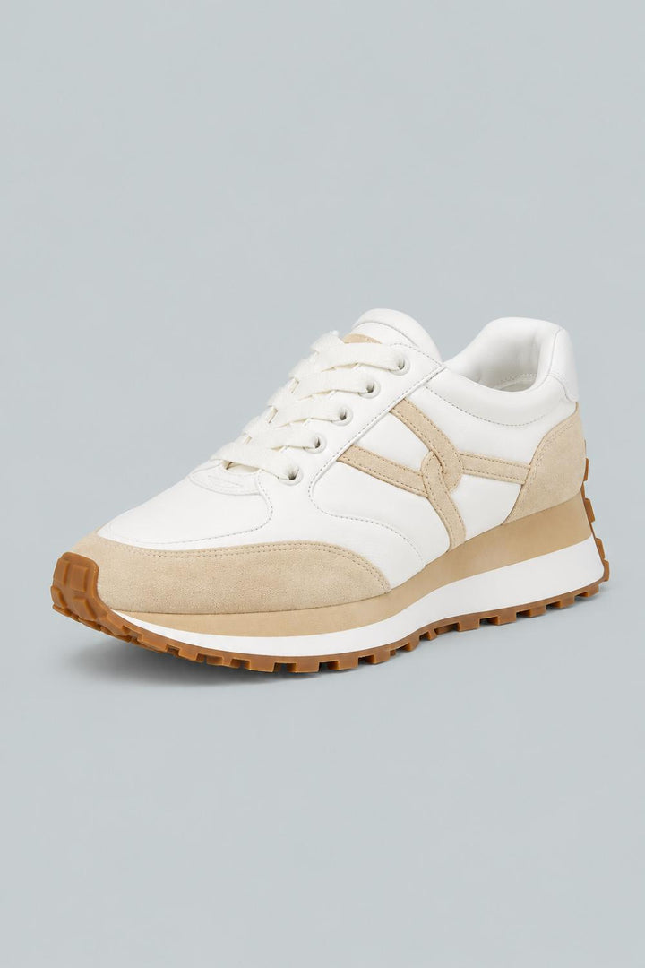 Women’s Valentina Low Top Sneakers - Coconut/Ecru - Sneaker