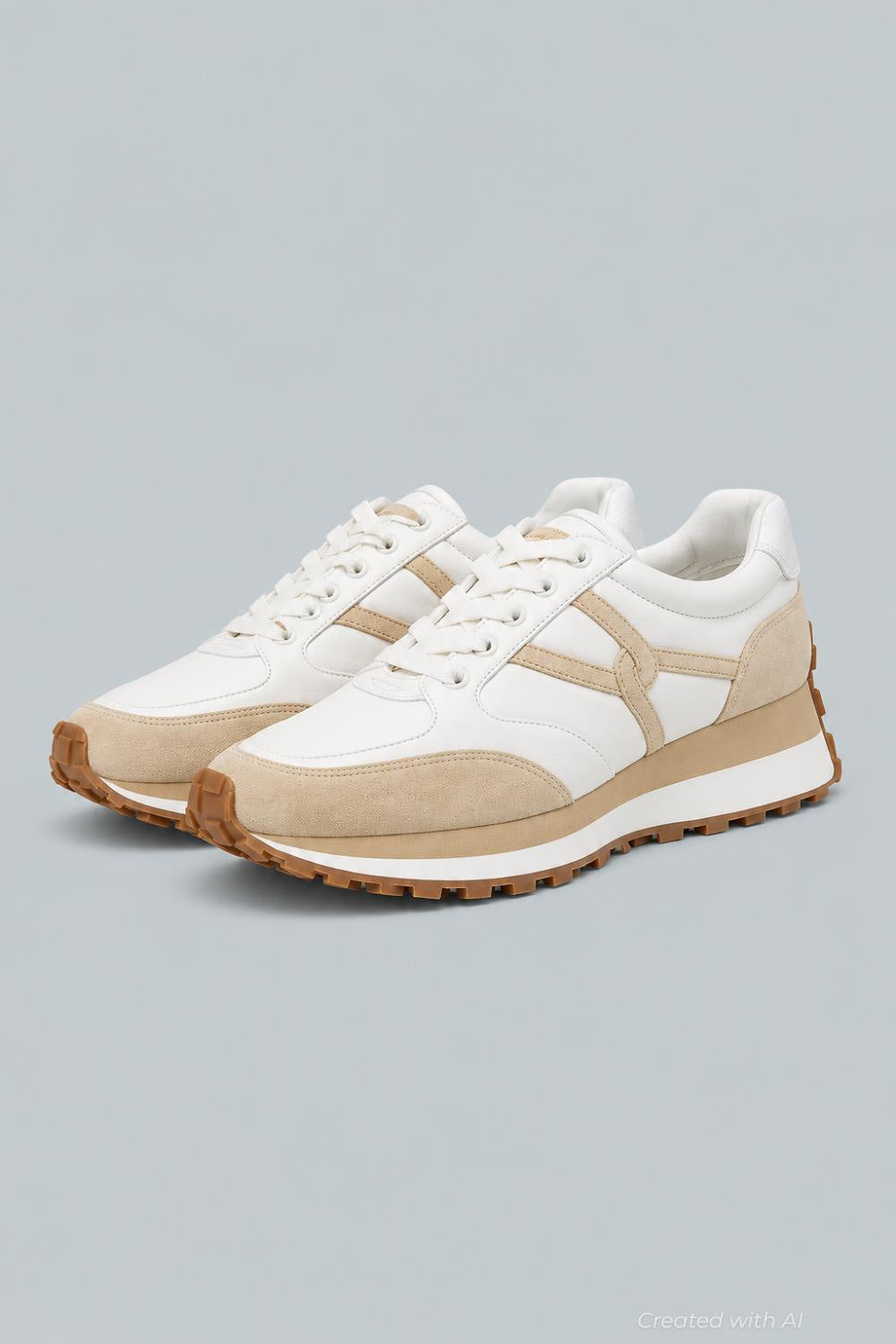 Women’s Valentina Low Top Sneakers - Coconut/Ecru - Sneaker