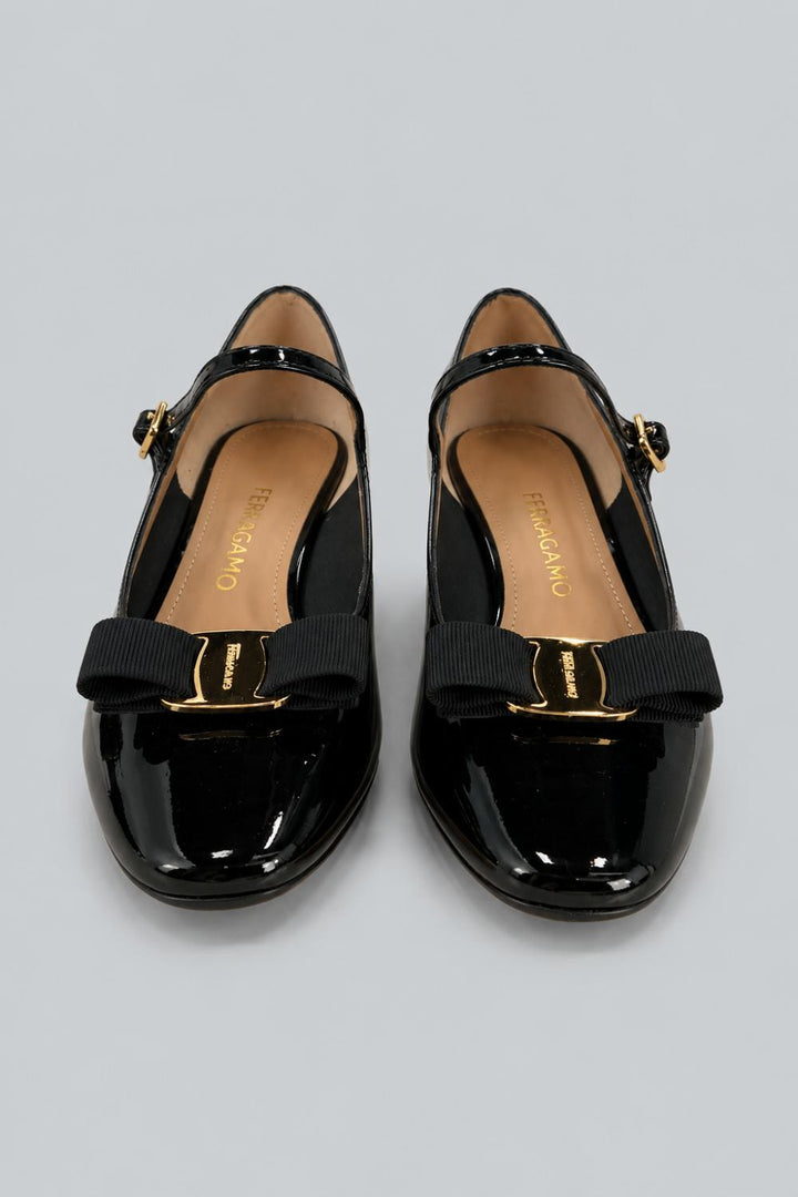 Women’s Vally Bow Pumps - Nero - 9.5W - Heels