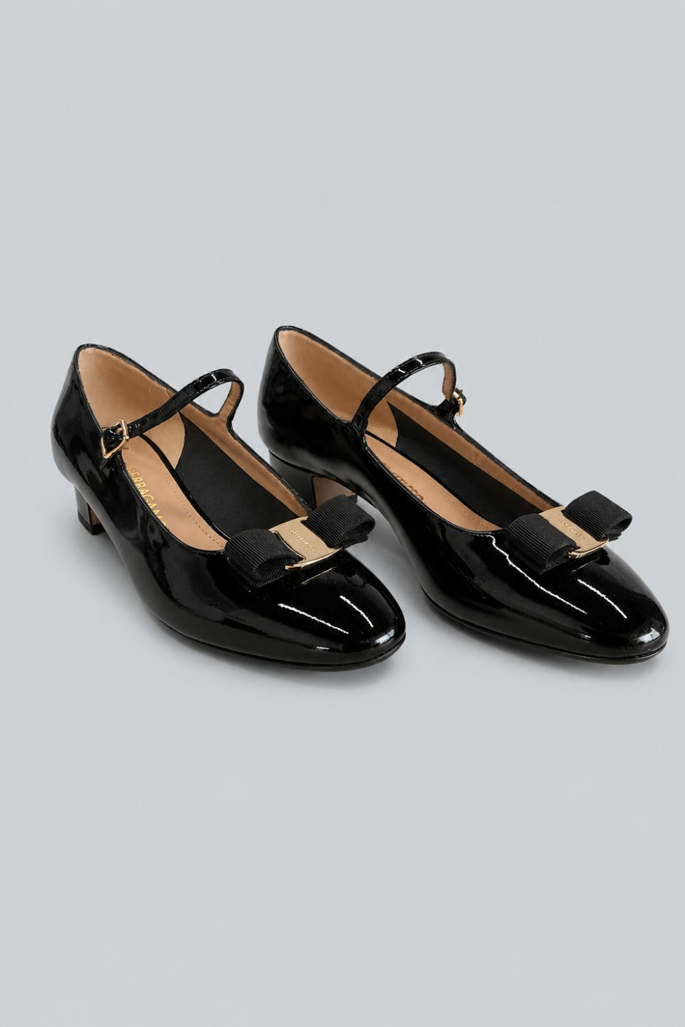 Women’s Vally Bow Pumps - Nero - 9.5W - Heels