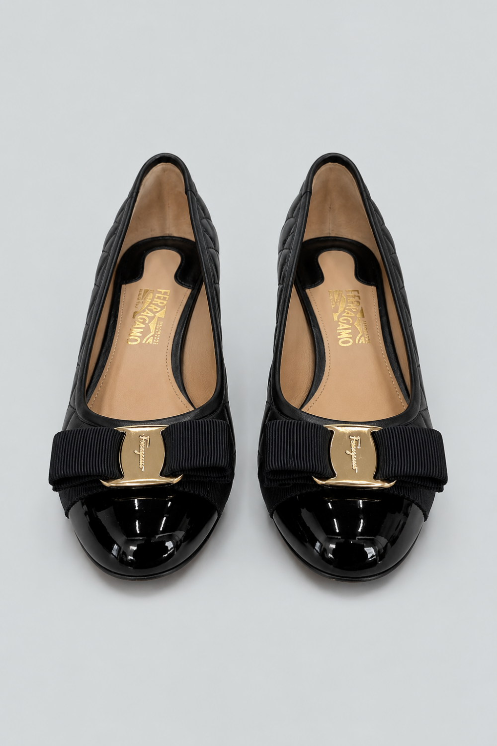 Women’s Varina Quilted Ballet Flats - Nero - 6.5 NARROW - Flats
