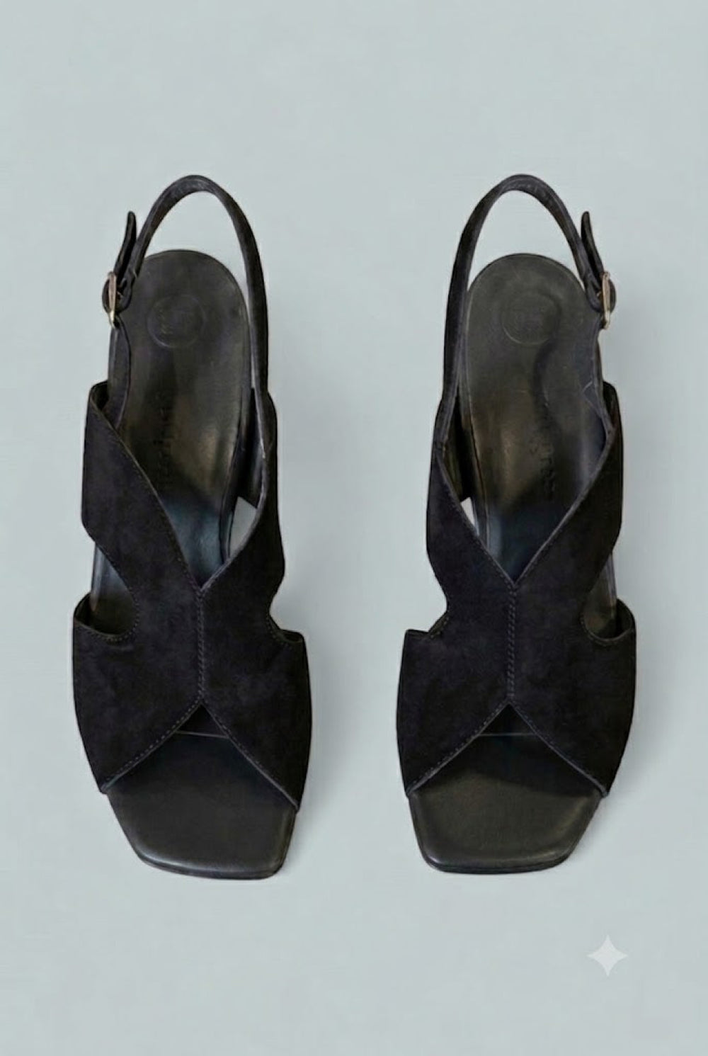 Women’s Verona Slingback Sandals - Black Suede - Slingback