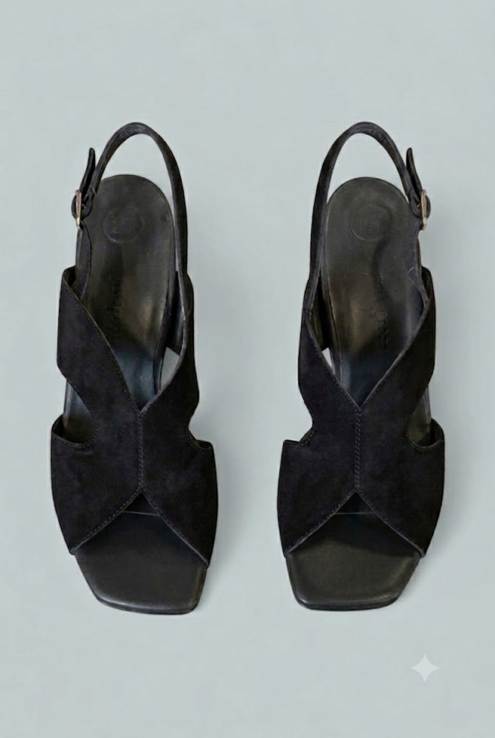 Women’s Verona Slingback Sandals - Black Suede - Slingback