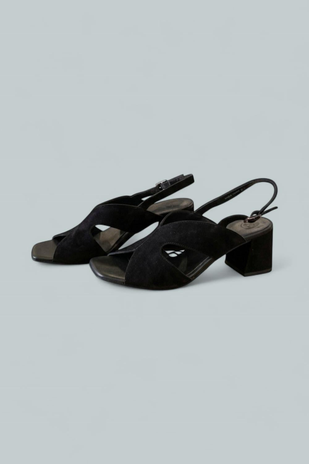 Women’s Verona Slingback Sandals - Black Suede - Slingback