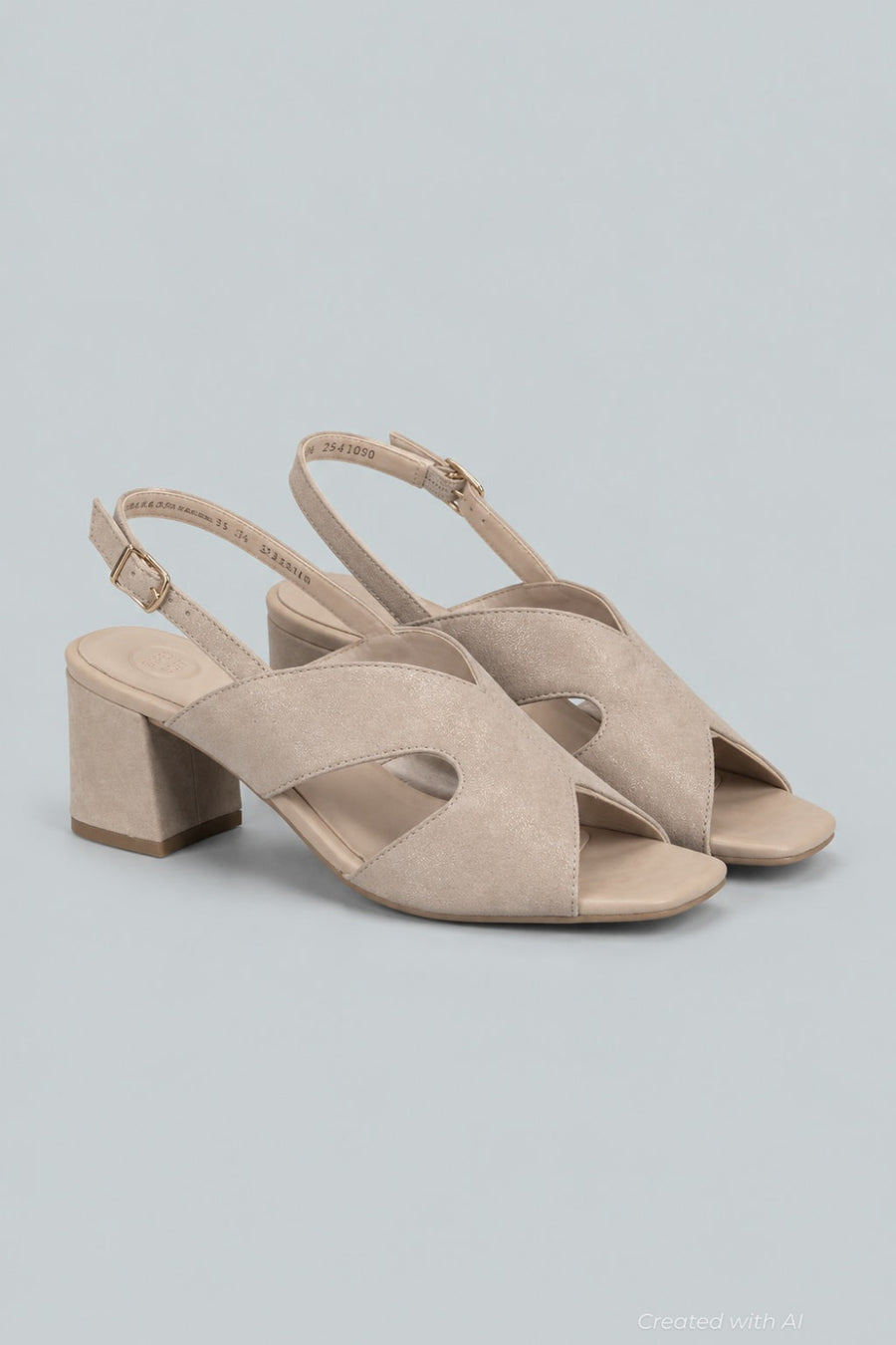 Women’s Verona Slingback Sandals - Cache Metallic Suede - 8 - Pumps