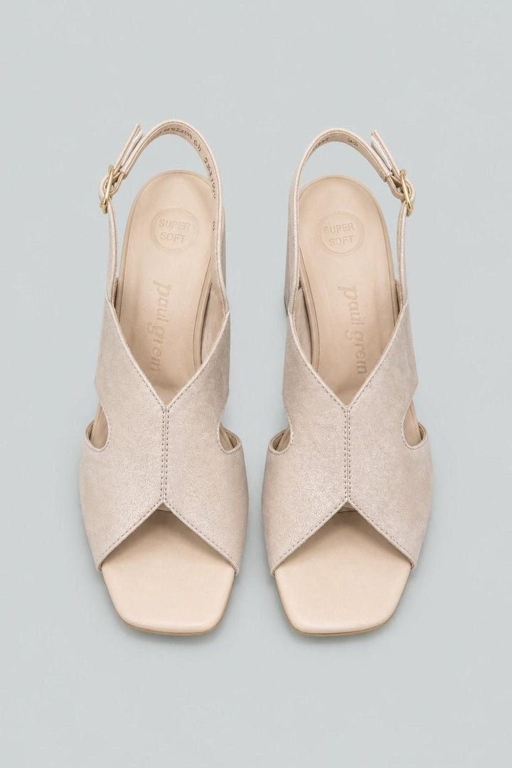 Women’s Verona Slingback Sandals - Cache Metallic Suede - 8 - Pumps
