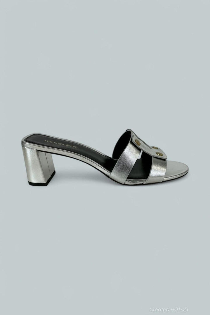 Women’s Via 55 Slide Sandals - Silver - 9 - Sandals