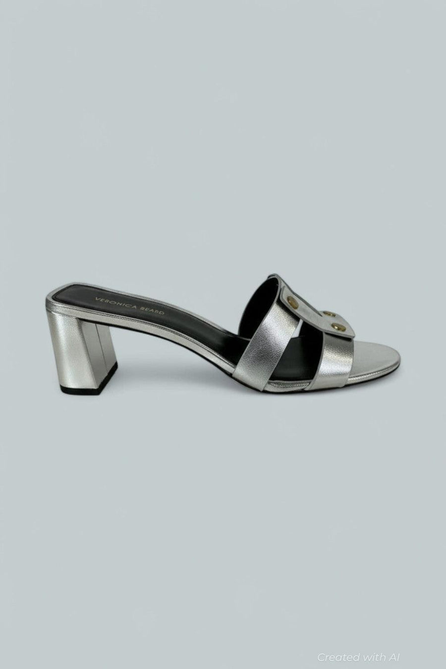 Women’s Via 55 Slide Sandals - Silver - 9 - Sandals