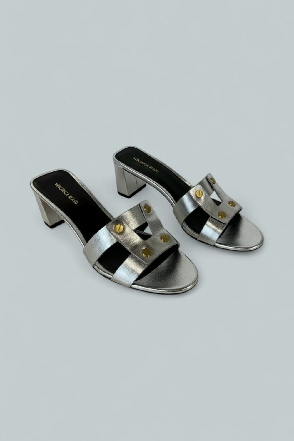 Women’s Via 55 Slide Sandals - Silver - 9 - Sandals