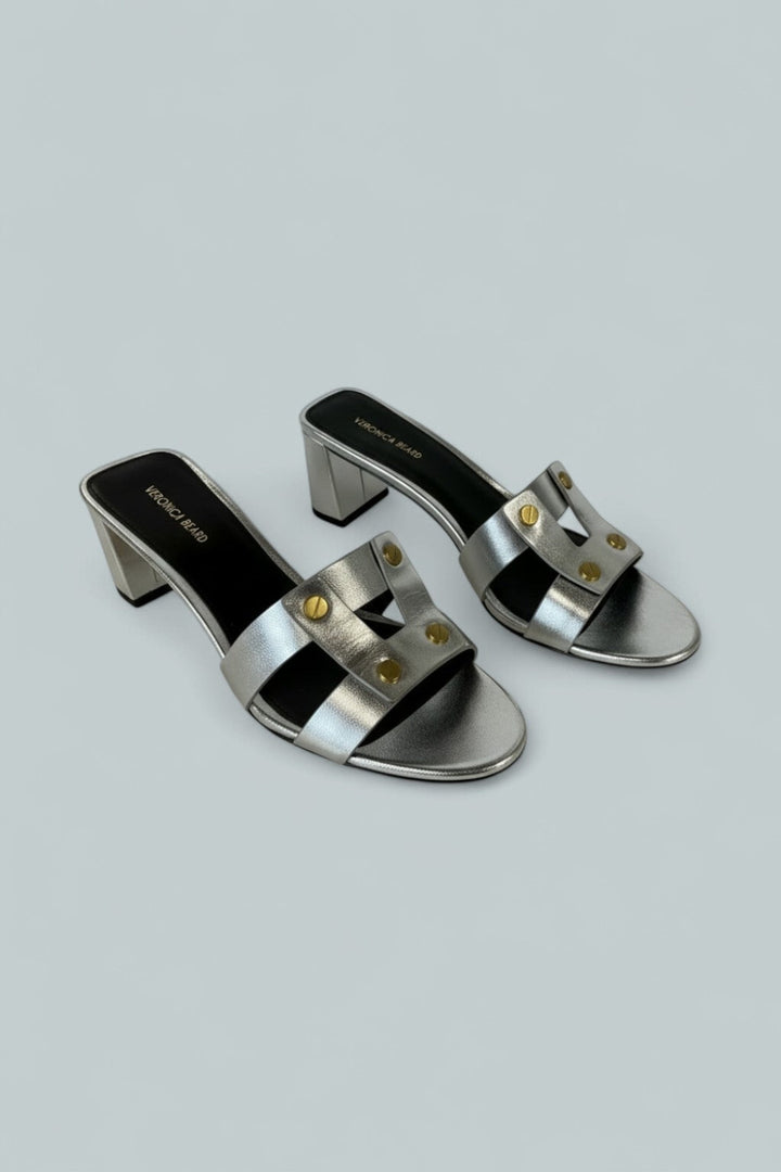 Women’s Via 55 Slide Sandals - Silver - 9 - Sandals