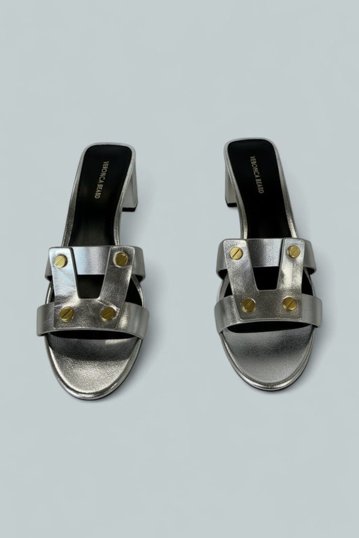 Women’s Via 55 Slide Sandals - Silver - 9 - Sandals