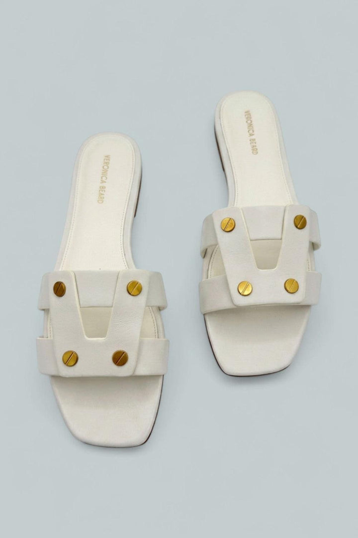 Women’s Via Leather Slide Sandals - Coconut - 9.5 - Sandals