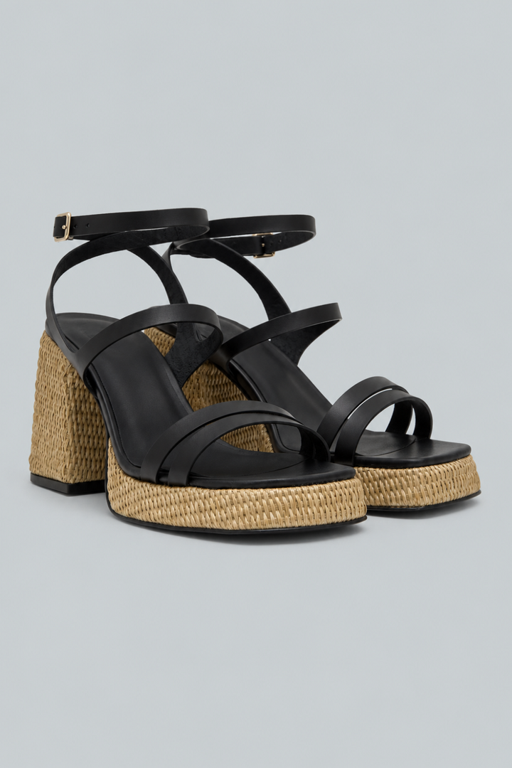 Women’s Victoria Platform Sandals - Negro - Sandal