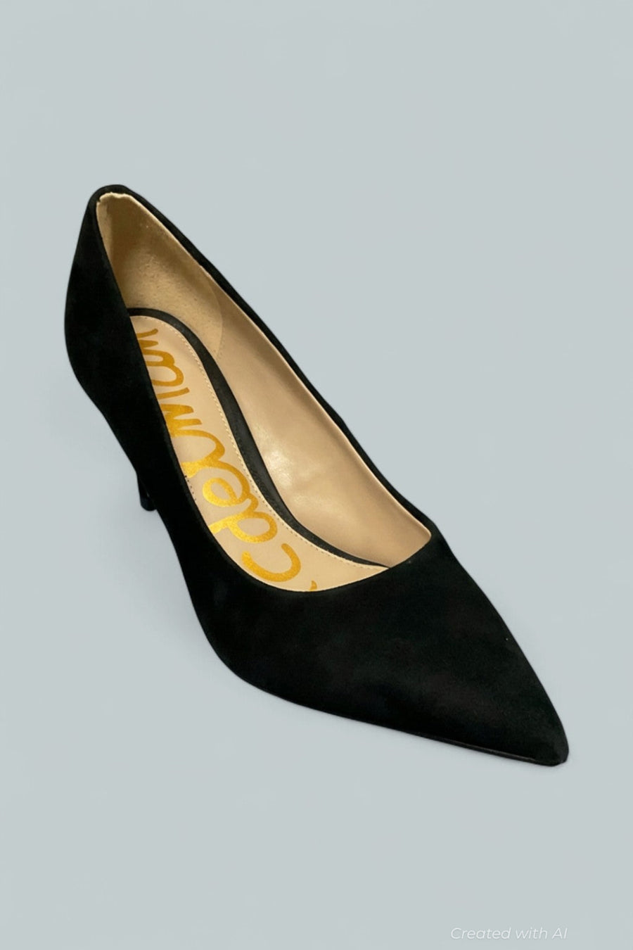 Women’s Vienna Pointed Toe Mid Heel Pumps - Black - Heels