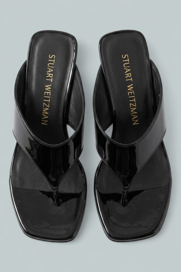 Women’s Vini Thong 50 Wedge Sandals - Black - Sandal