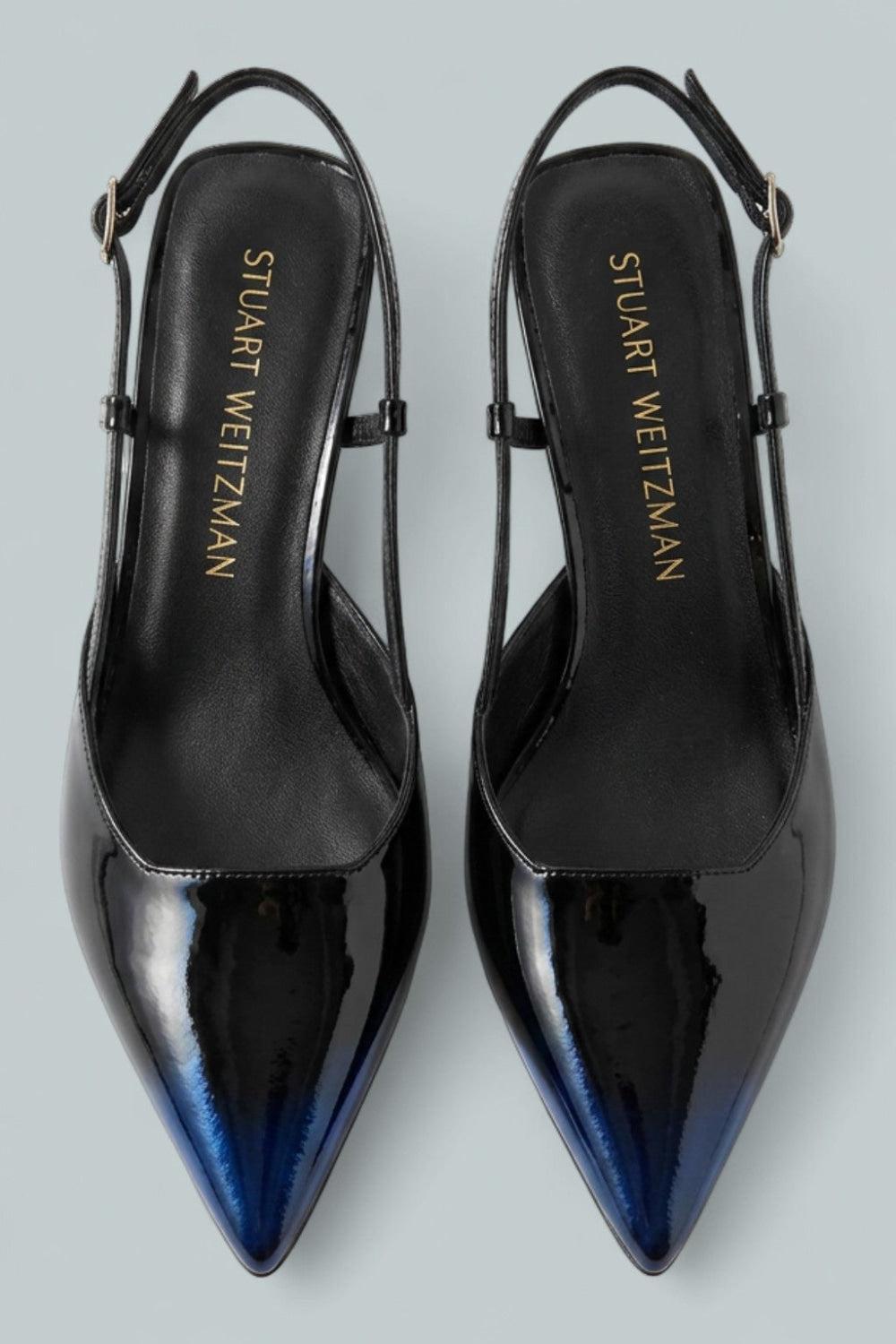 Women’s Vinnie 50 Slingback Kitten Heels - Black - 9 - Slingback