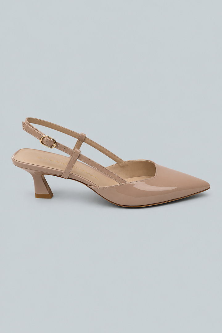 Women’s Vinnie 50 Slingback Kitten Heels - Fawn - Slingback
