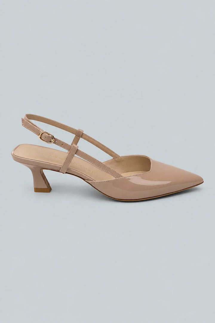 Women’s Vinnie 50 Slingback Kitten Heels - Fawn - Slingback