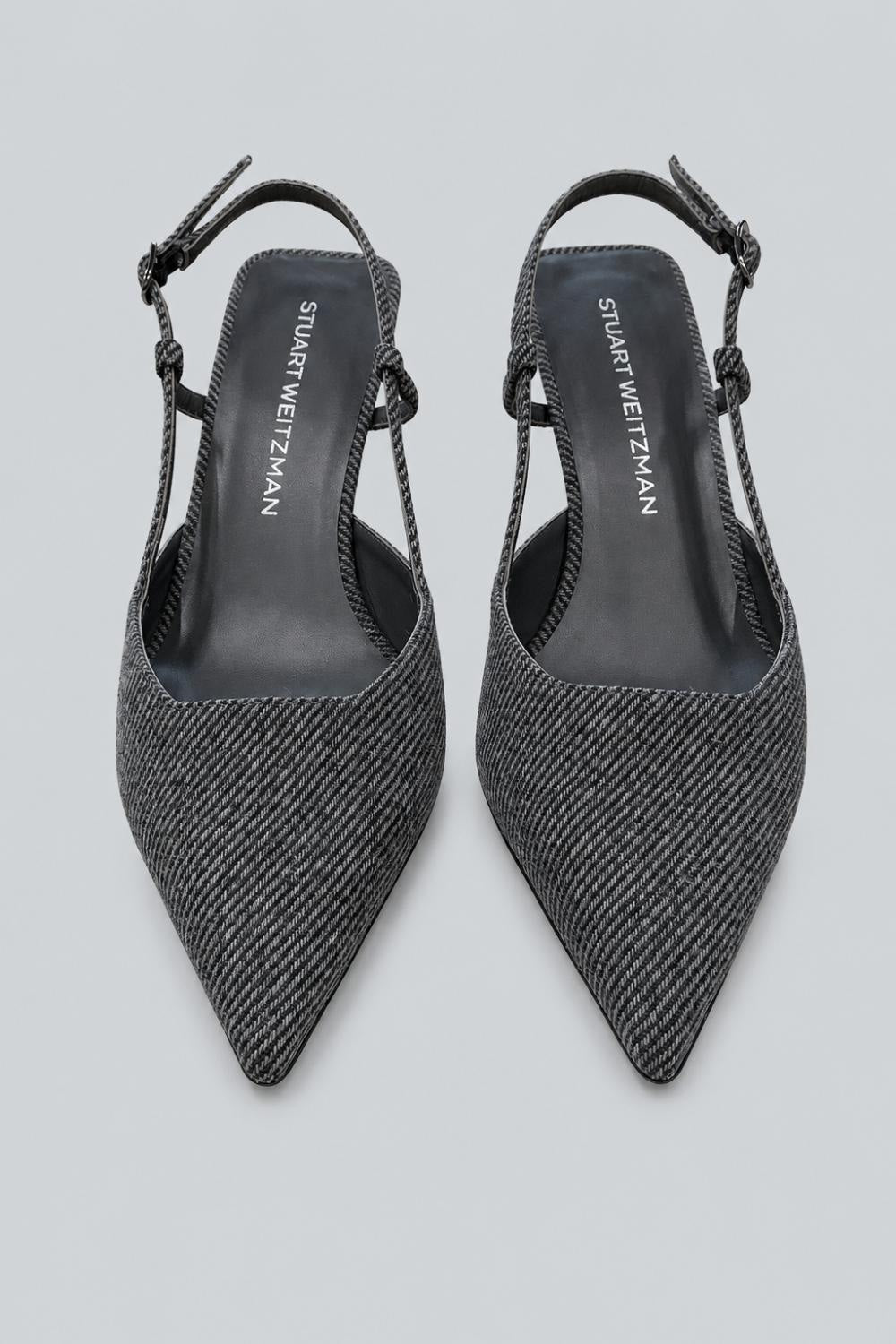 Women’s Vinnie 50 Slingback Pumps - Black/White - Slingback