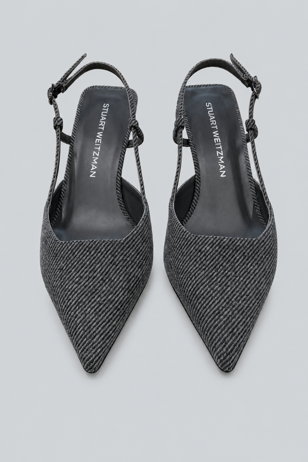 Women’s Vinnie 50 Slingback Pumps - Black/White - Slingback