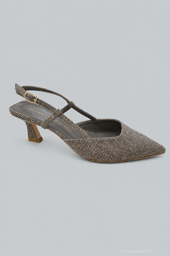 Women’s Vinnie 50 Slingback Pumps - Taupe - 8.5 - Slingback