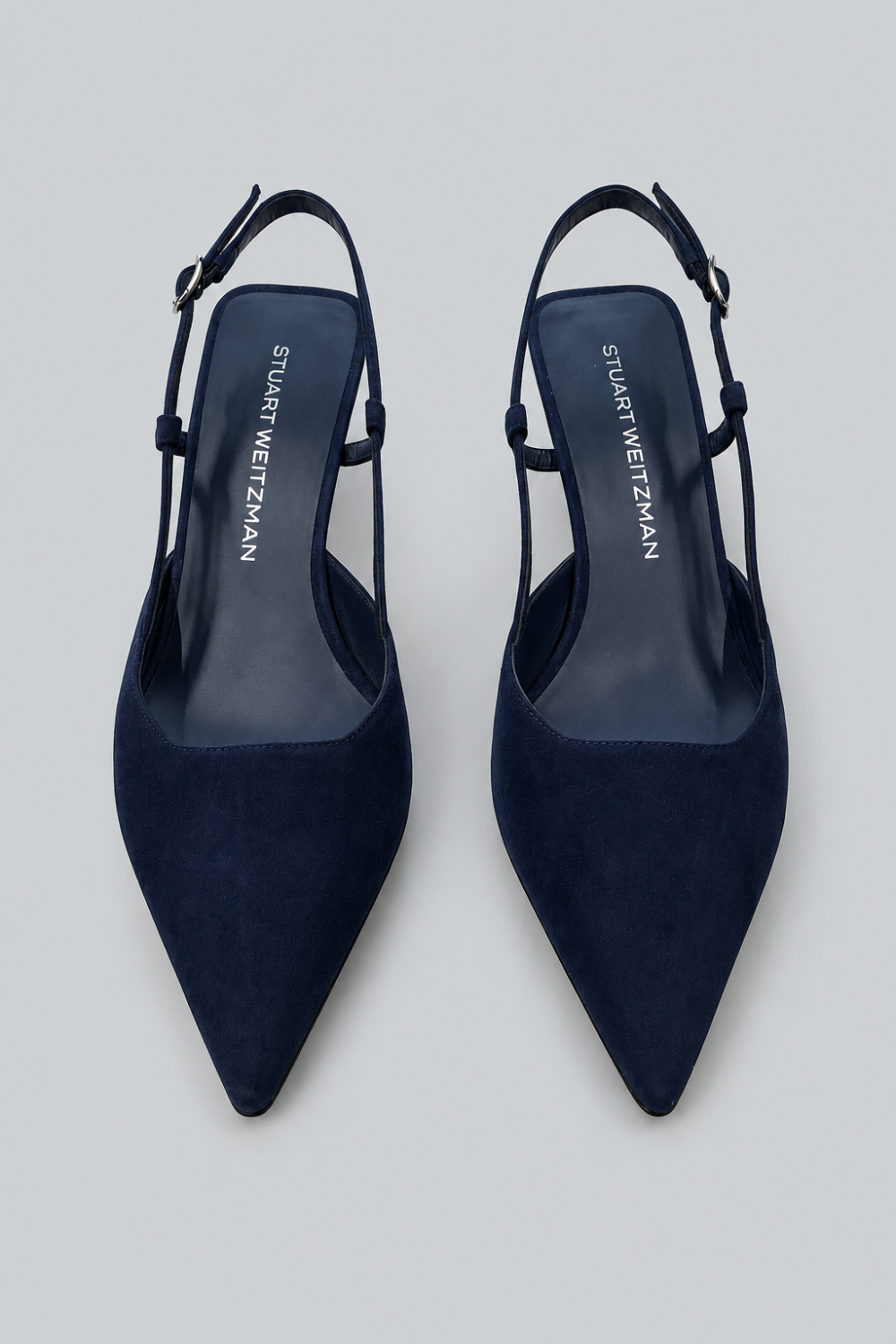 Women’s Vinnie 50 Slingback Suede Pumps - Nice Blue - Slingback