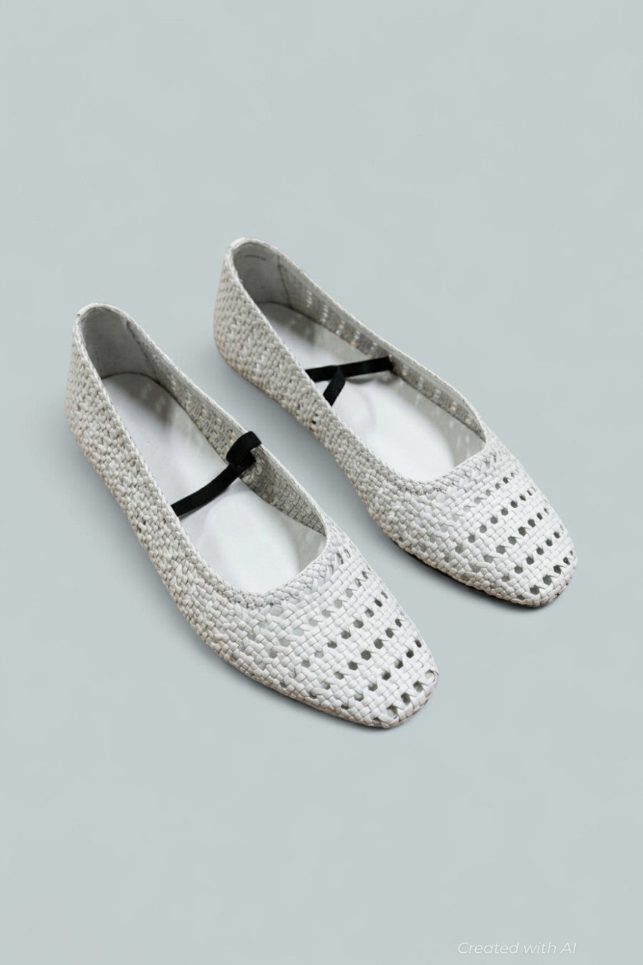 Women’s Vivian Mary Jane Flats - White - 9 - Mary Jane