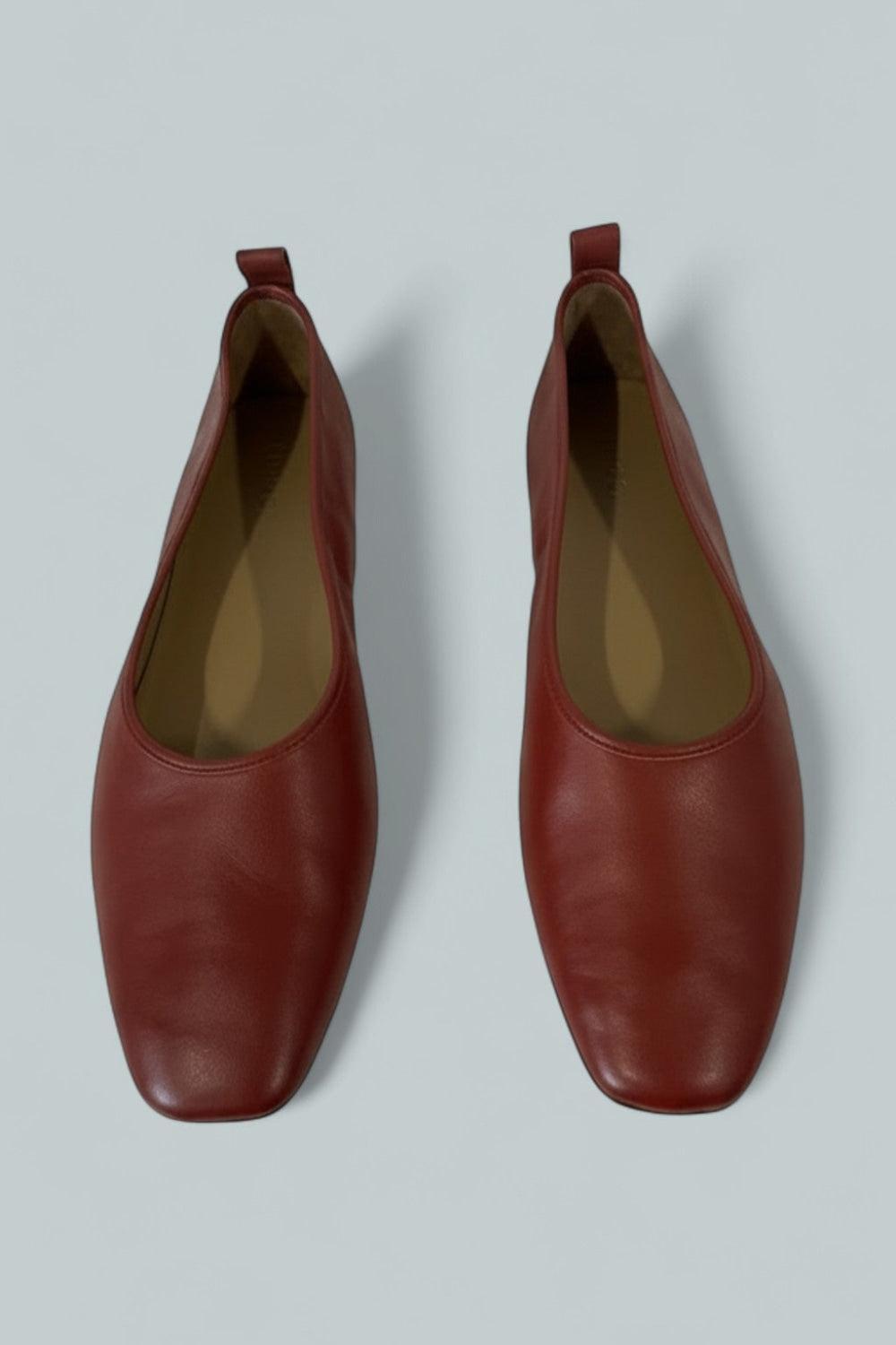 Women’s Vivian Slip On Ballet Flats - Red Currant - 10 - Flats