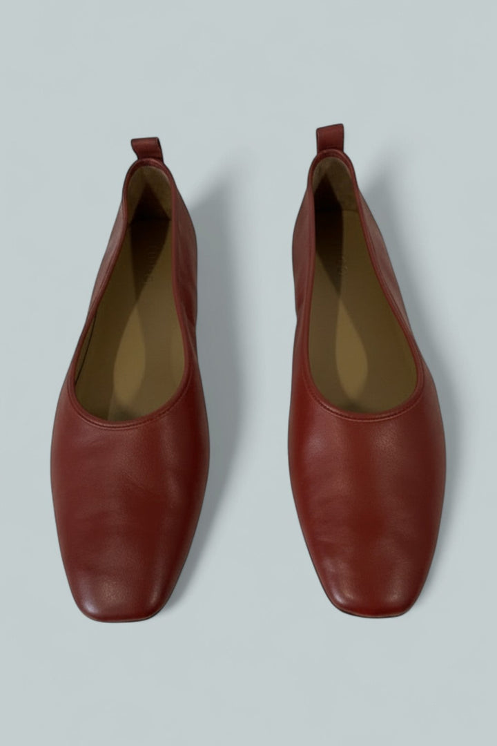 Women’s Vivian Slip On Ballet Flats - Red Currant - 10 - Flats