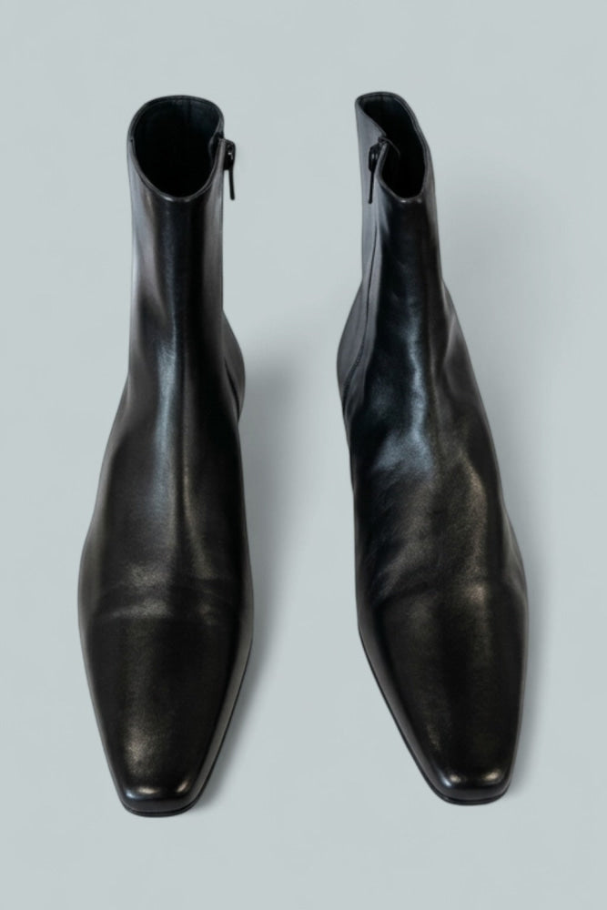 Women’s Wally Flat Ankle Boots - Black - Boots