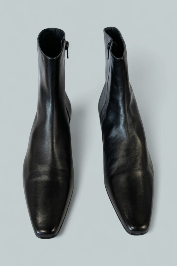 Women’s Wally Flat Ankle Boots - Black - Boots