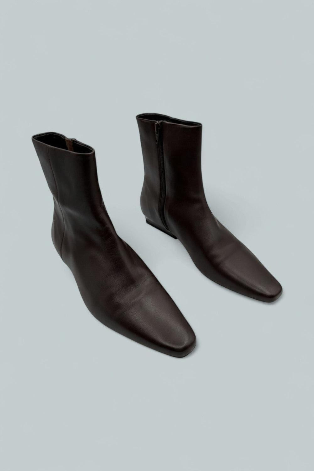 Women’s Wally Flat Ankle Boots - Espresso - 7.5 US / 37.5 EU - Boots