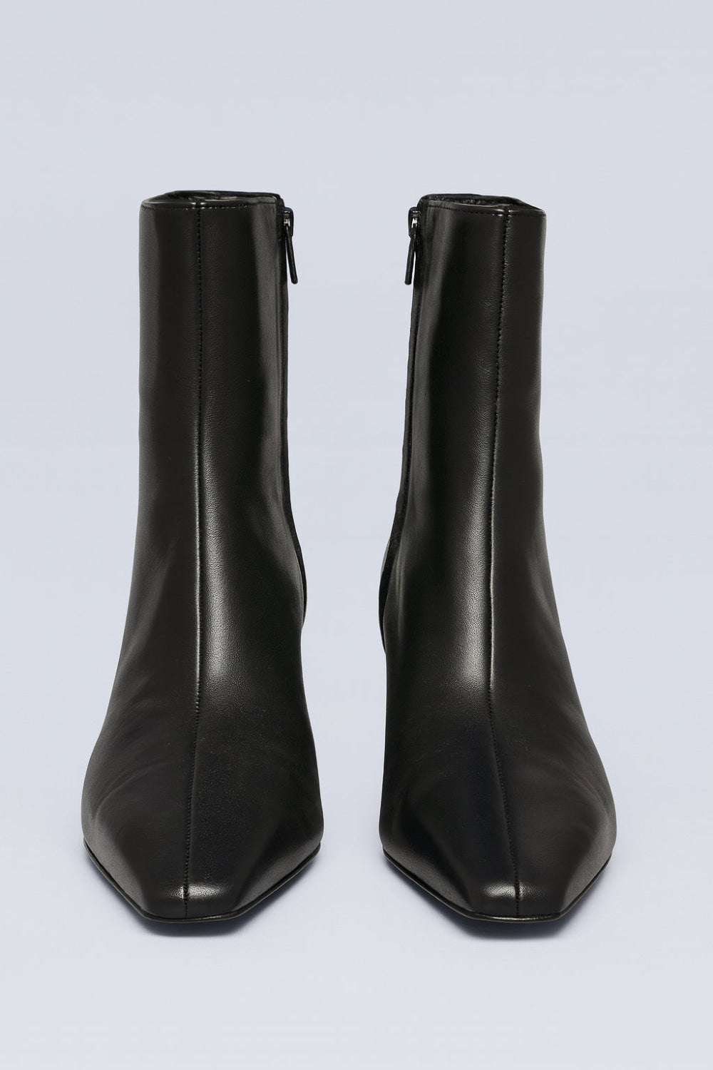 Women’s Wally Leather Ankle Booties - Black Leather - Bootie