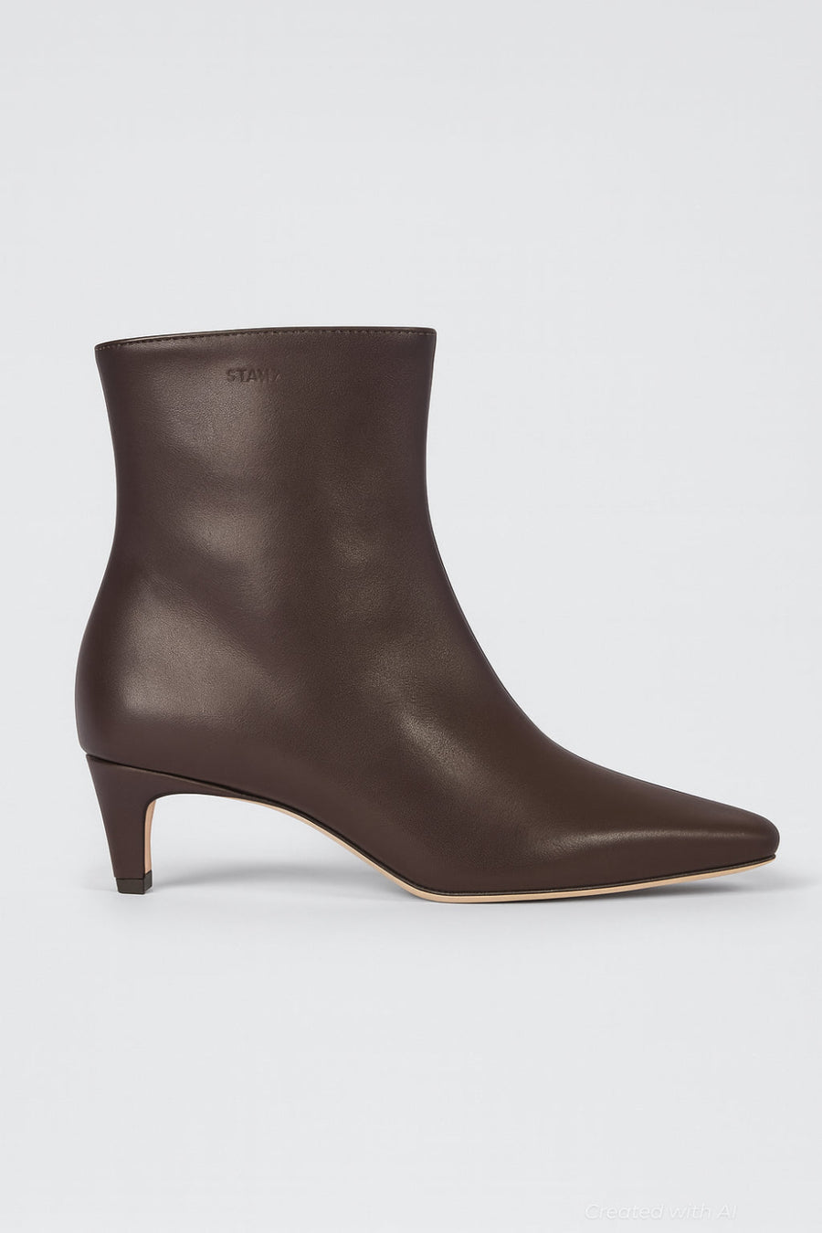 Women’s Wally Leather Ankle Booties - Espresso Leather - Bootie