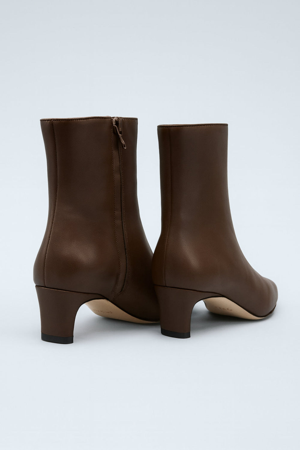 Women’s Wally Leather Ankle Booties - Espresso Leather - Bootie