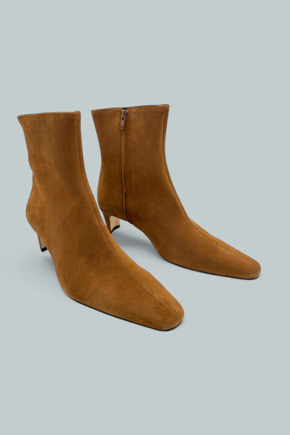 Women’s Wally Leather Ankle Booties - Tan - Bootie