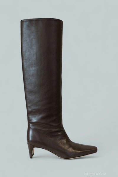 Women’s Wally Leather Tall Boots - Espresso Leather - Boots