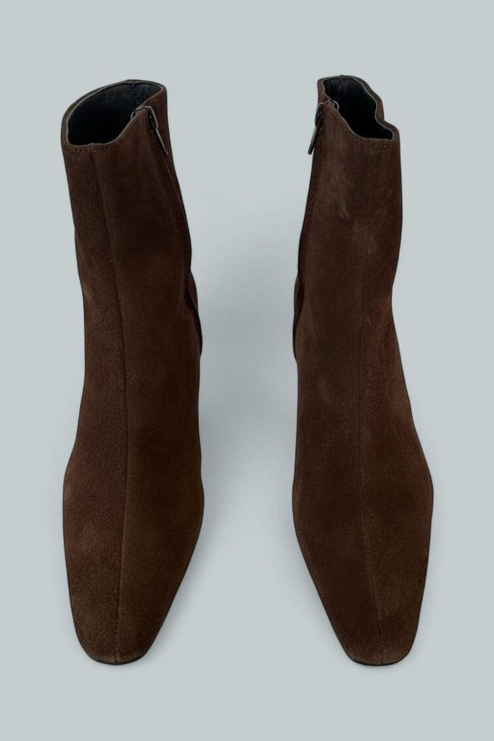 Women’s Wally Suede Ankle Booties - Mahogany Suede - Boot
