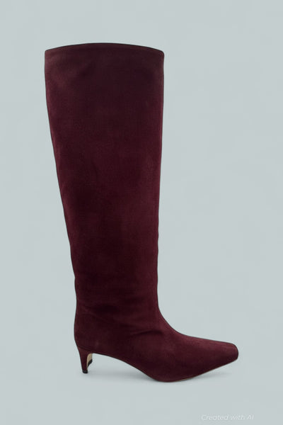 Women’s Wally Suede Tall Boots - Syrah Suede - 10 US / 40 EU - Boots