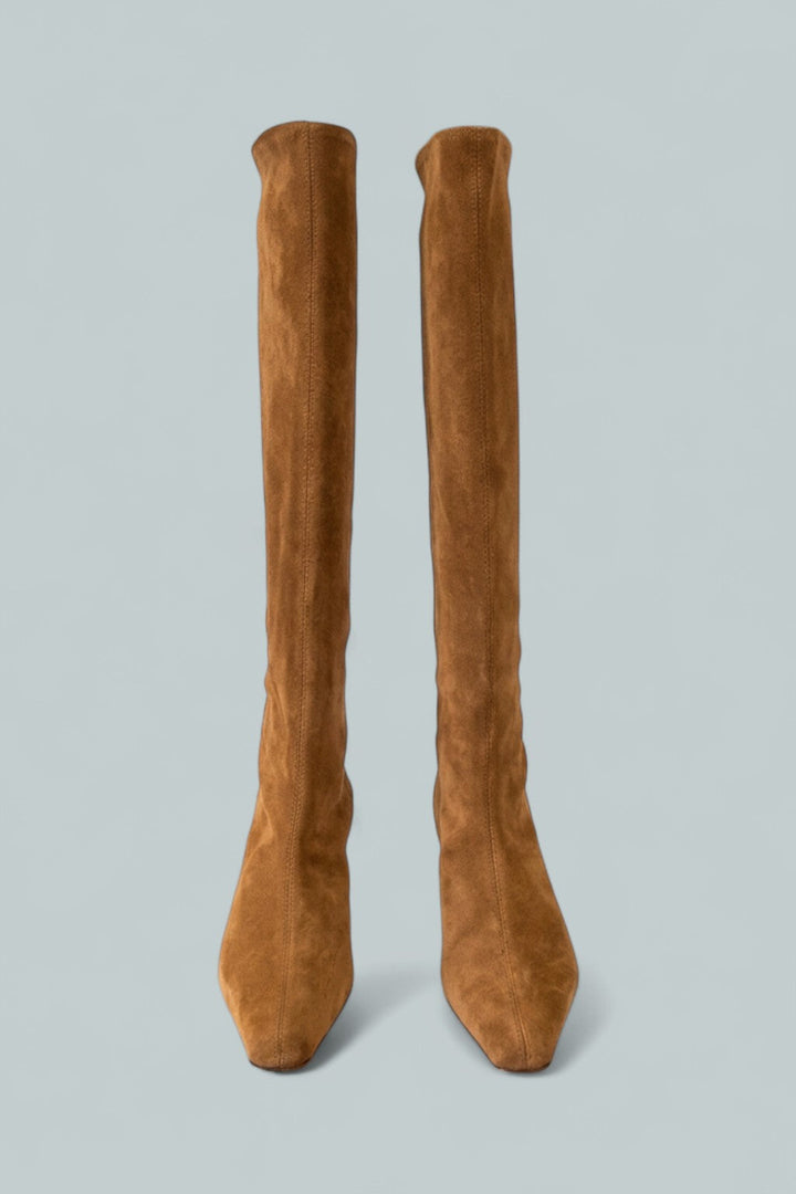 Women’s Wally Suede Tall Boots - Tan Suede - Boots
