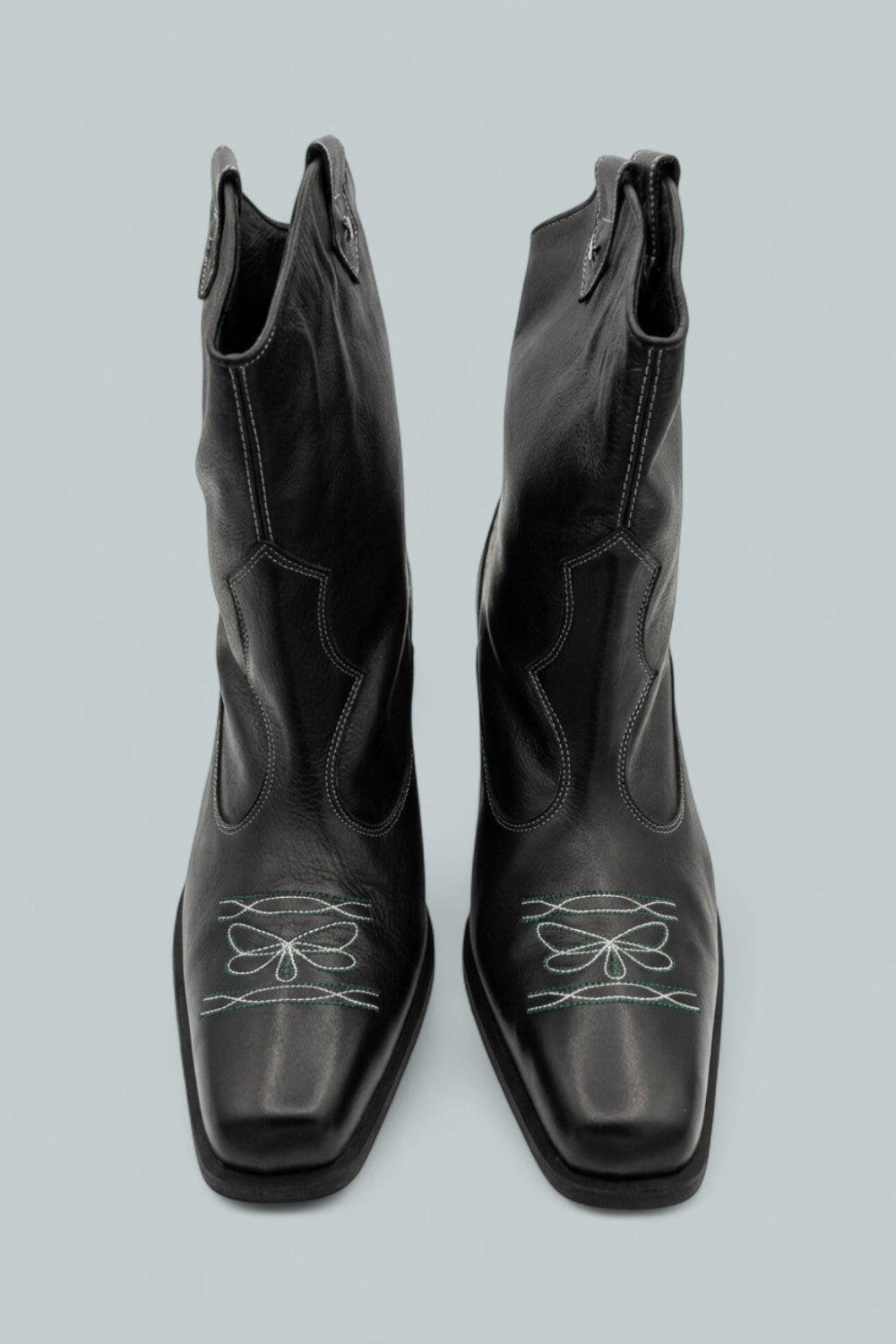 Women’s Wandering Western Boots - Black Leather - 9.5 - Boot