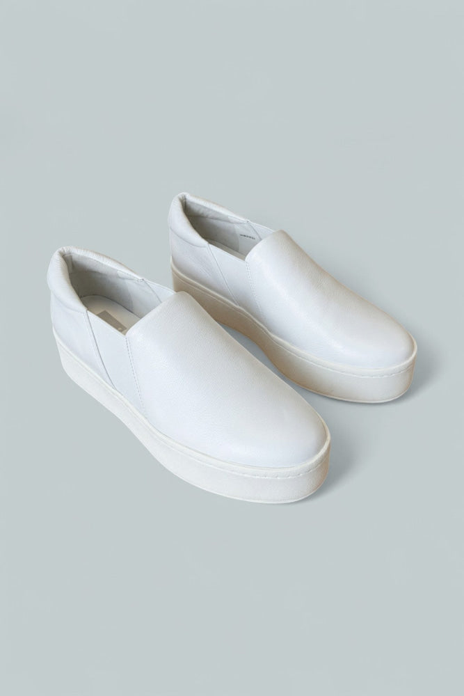 Women’s Warren Slip On Loafer Sneakers - Plaster Leather - Slip-On