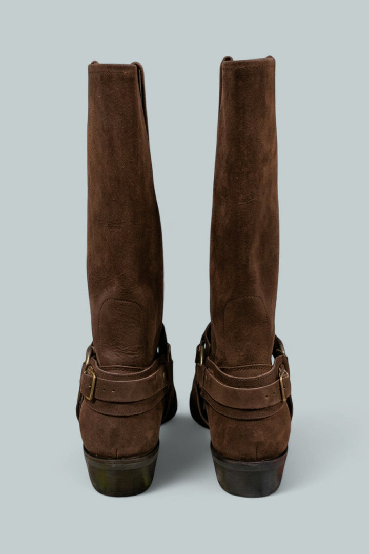 Women’s Waylon Harness Boots - Dark Brown - 9.5 - Boots