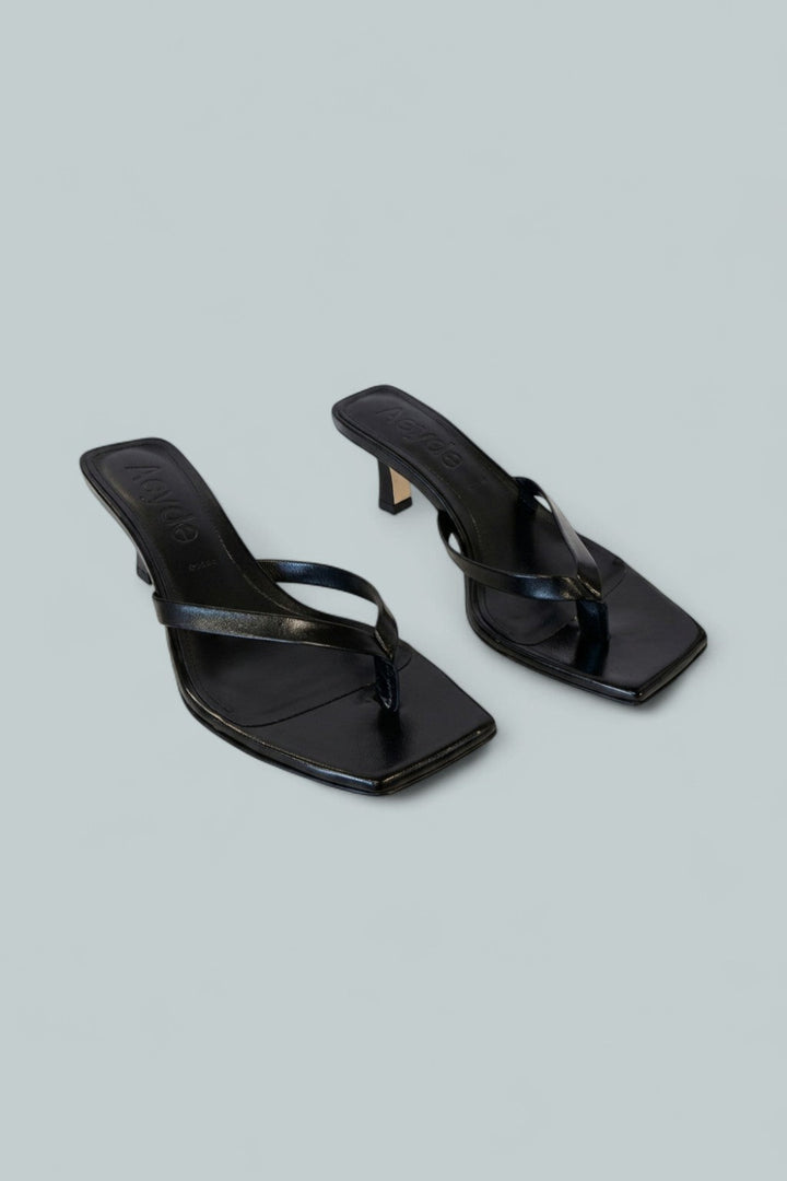 Women’s Wilma Slip On High Heel Sandals - Black - 8.5 US / 38.5 EU - Sandal