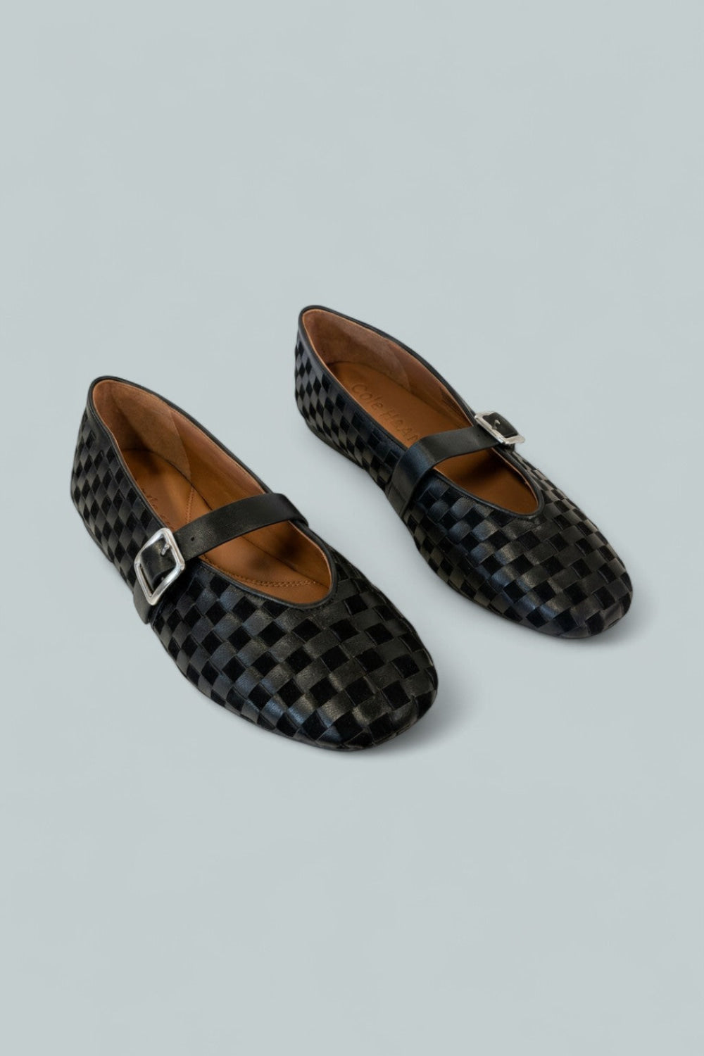 Women’s Winifred Ballerina Flats - Black Suede - 8 - Mary Jane