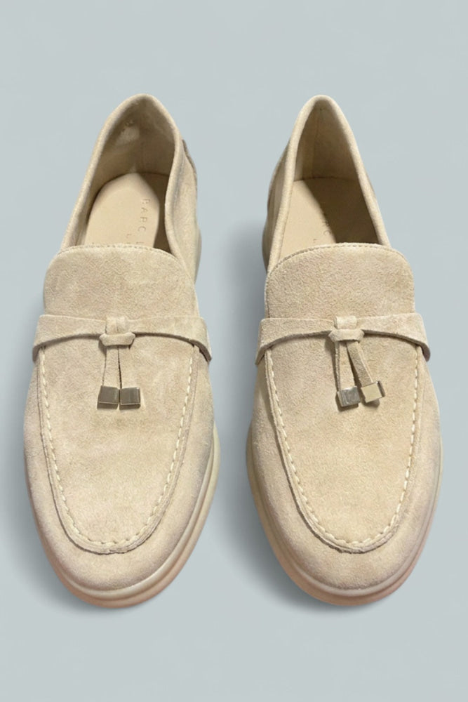 Women’s Yanelli Suede Slip On Loafer - Light Natural - Loafers