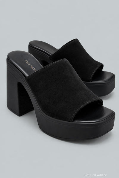Women’s Zoe Platform Sandals - Black Tide - 9 US / 39 EU - Sandal