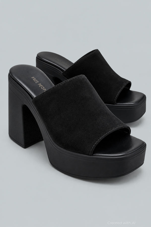 Women’s Zoe Platform Sandals - Black Tide - 9 US / 39 EU - Sandal